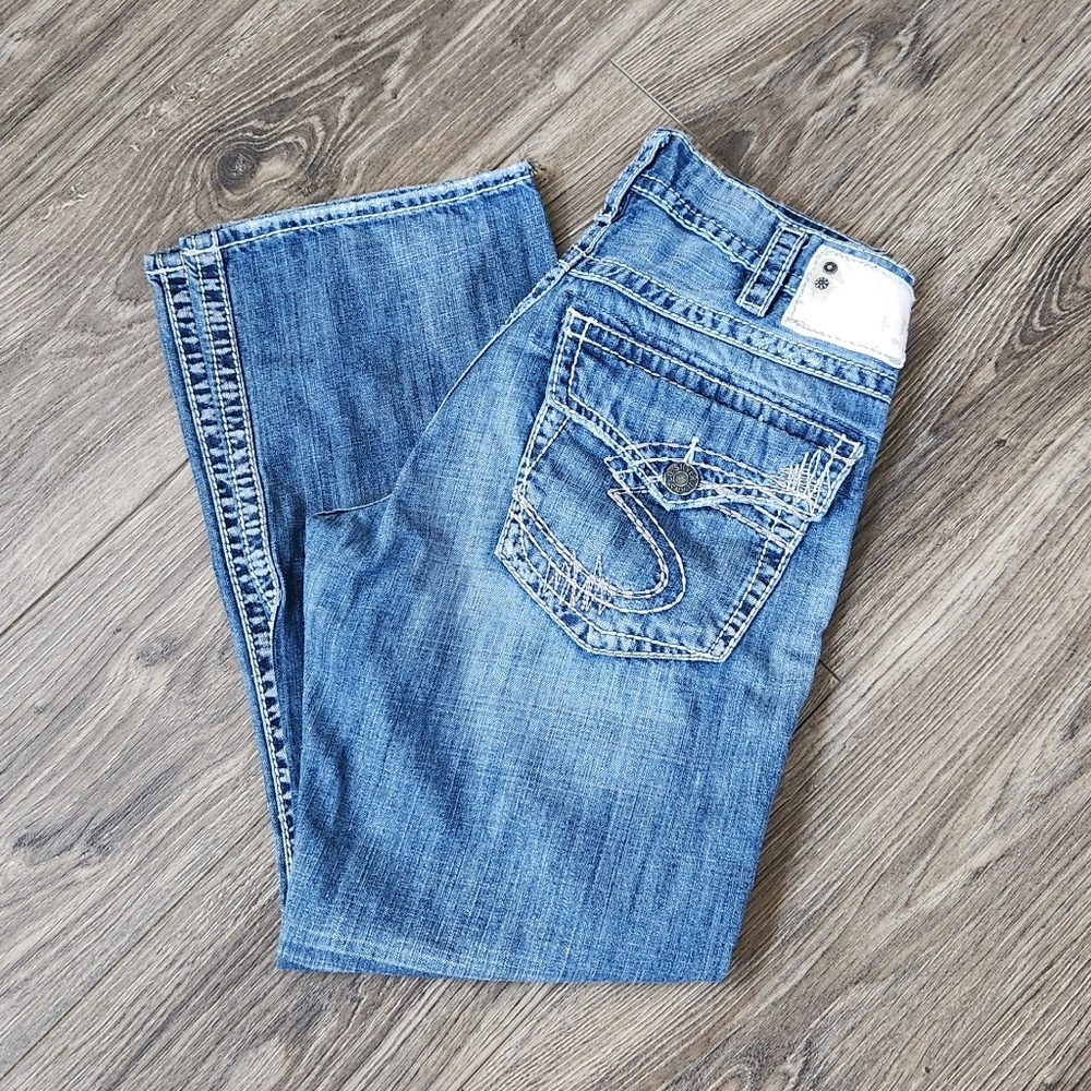 Men's Silver Jeans